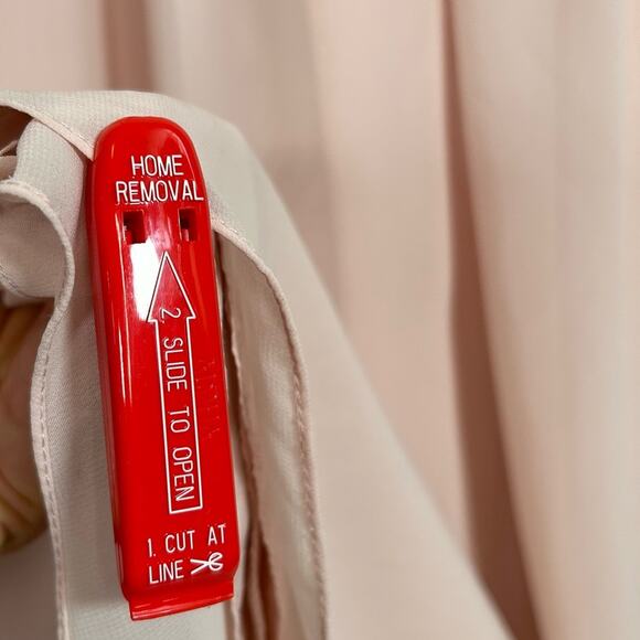 JENNY PACKHAM V-neck Cross Back Crystal Belt Blush Gown - Picture 11 of 14